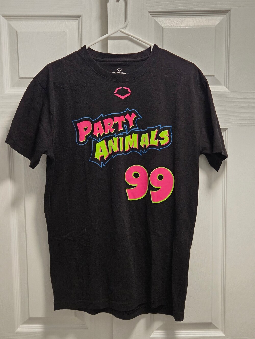 Party Animals Evoshield Short Sleeve Shirsey - Size Large - Savannah Bananas 99